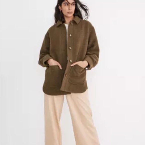 MadeWell Brushed Belrose Shirt-Jacket NG620 - Picture 2 of 5